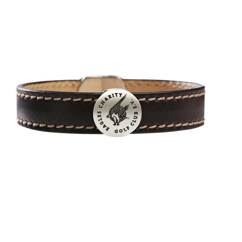 Lederarmband mit graviertem Charity-Anhänger